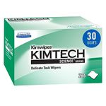 Kimwipes Delicate Task Kimtech Science Wipers (34120), White, 1-PLY, 30 Pop-Up Boxes / Case, 280 Sheets / Box, 8,400 Sheets / Case