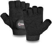 Quality Tech Field Workout Gloves for Men and Women – Weight Lifting Gloves for Gym - Breathable Fingerless Gloves for Wrist wrap Support Exercise, Training, Cycling and Cross fit (Medium)