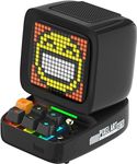 Divoom Ditoo Retro Pixel Art Game Bluetooth Speaker with 16X16 LED App Controlled Front Screen (Black)