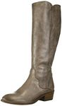 FRYE Women's Carson Piping Tall Knee High Boot, Graphite Extended Calf, 6 UK