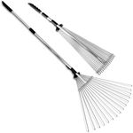 TABOR TOOLS Adjustable Metal Rake -