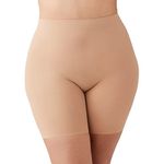 Wacoal Women's Hourglass Low Back Shape Revelation Thigh Shaper Shapewear, Praline, Medium