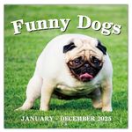 Gag Gift - Pooping Dogs Calendar 2024 from January 2024 to December 2024, 12‘’ x 12'' Wall Calendar 2023-2024, Funny Calendar Gag Gifts for Family, Friends