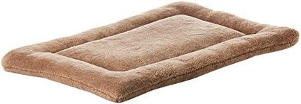 Midwest Homes for Pets Deluxe Micro Terry Pet Bed, Dog Bed & Crate Mat, Taupe