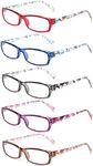 Reading Glasses 5 Pairs Fashion Lad