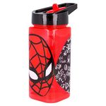 Spider-man Water Bottle for Kids, Easy-grip Kids Water Bottle with Straw Lid, 17.9 Ounce