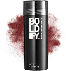 BOLDIFY Hair Fibers (28g) Fill In Fine and Thinning Hair for an Instantly Thicker & Fuller Look - Best Value & Superior Formula -14 Shades for Women & Men - DARK AUBURN