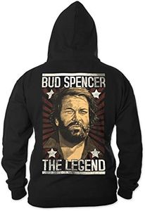 Bud Spencer Men's Legend Zipper (Black), black, M