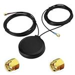 Superbat GPS + 4G LTE Combination Antenna Magnetic Mount with SMA Connector for GPS Navigation Head Unit Car Telematics 4G LTE Mobile Cell Booster System