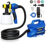 LIFOVE Paint Sprayer 800W HVLP Electric Spray Paint Gun with 40 Fl Oz Container, 6.5FT Air Hose, 4 Nozzles & 3 Patterns, Easy to Clean, Suitable for Furniture, House, Fence, Walls, Etc. LF807