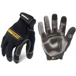 Ironclad Faux Leather General Utility Gloves Gug-04-L, Large, Pack Of 1, Black