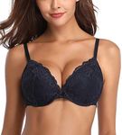 Deyllo Women’s Push Up Lace Bra Com