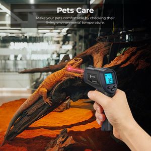 ERICKHILL Infrared Thermometer – Black/Blue Non-Contact Temperature Gun