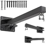 BeneLabel Punch Bag Bracket, Boxing Bag Wall Mount 360 Swivel Punching Holder Stand Frame Adjustable Foldable Speed Bag Joist Mounted Hanger for Boxing Exercise Training, 61cm / 800lbs