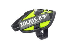 JULIUS-K9, 16IDC-NE-B2, IDC-Powerharness, Size: Baby 2, Neon Green