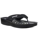 Aerosoft A0825 Black US Women 8 Black Gliteratti Women Sandals - Size 8