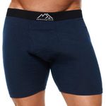 Merino.tech Merino Wool Underwear Men - 100% Merino Wool Boxers for Men (X-Large, 1 Pack - 170 Midnight Navy)