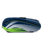 Li-Ning Stripe Double Zipper Polyester Badminton Kit Bag (Royal Blue)