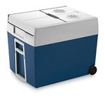 MOBICOOL MT48W - 48 l Electric Cooler, Blue, portable Car Cooler 12/230 V, Mini Fridge, Cool Box for Campervan RV Boat Travel Picnic Truck