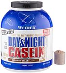 Weider Day & Night Casein, High in Protein, Chocolate, 1.8kg