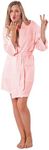 Turquaz Lightweight Short Robes For Women Waffle Kimono Bathrobe - Soft, Fast-Drying, Long-Lasting Cotton Blend