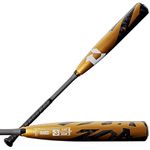 DeMarini 2022 Zoa (-3) BBCOR Baseball Bat - 32"/29 oz, Gold/Black