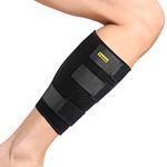 Calf Compression Brace, Shin Splint Sleeve Support Calf Wrap for Injury Recovery & Prevention, Men & Women