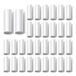 32 Pcs White Clamp for 3/4 Inch PVC Pipe Greenhouses, Row Covers, Shelters, Bird Protection, 2.4 Inches Long