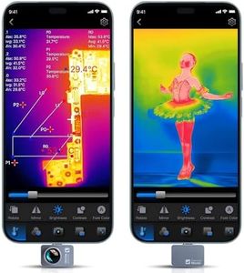 Thermal Camera for Android, P2 Pro Thermal Imager with Macro Lens, Infrared Camera with 512×384 Super IR Resolution, 256×192 IR Resolution, 15X Zoom, -4℉ to 1112℉ Temp Range for Phone (Android)