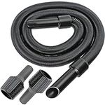 SPARES2GO 6m Extension Pipe Hose Kit Compatible with Titan Vacuum Cleaner (6 Metre Hose + 3 x Adaptors)