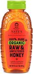 Nature Nate's Organic Pure, Raw and Unfiltered Honey, 16 Ounce