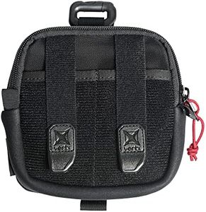 Vertx Tactical Pouch, Cable Organizer for Backpack EDC Accessories, Holder for Cables, Small Tools, Flashlights, Magazines, Pouches for Survival Bug Out Camping Gear, Black