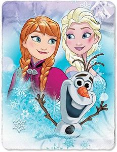 Disney Frozen, Snow Journey Fleece Throw Blanket, 45" x 60", Multi Color, 1 Count