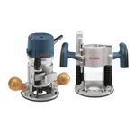 BOSCH Router 1617EVSPK 2.25 HP Combination Plunge- and Fixed-Base Woodworking Router