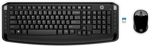 HP Wireless Keyboard and Mouse 300 QWERTY