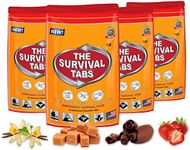 Survival Tabs 8-Day Food Supply 96 Tabs Emergency Food Ration MREs Bugout Food Replacement for Disaster Preparedness for Earthquake Flood Tsunami Gluten Free and Non-GMO 25 Years Shelf Life Long Term Food Storage - Mixed Flavor