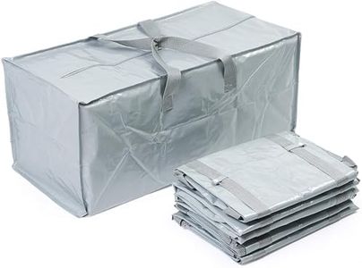 Bramble - 6 Bolsas Grandes y Resistentes de Almacenaje, 100L - Mudanza, Viaje, Bolsa de Transporte - Gran Capacidad (18 kgs)
