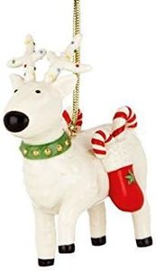 Lenox Festive Friends Reindeer Ornament