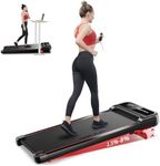 KEEP FUN Walking Pad Treadmill with Incline 3 in 1 Under Desk Treadmill 2.5HP Walking Treadmill 136KG Portable Treadmill with Remote Control & LED Display for Home and Office