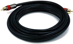 Monoprice 15ft Coaxial Audio/Video RCA CL2 Rated Cable - RG6/U 75ohm (for S/PDIF, Digital Coax, Subwoofer, and Compos