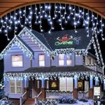 Icicle Christmas Lights Outdoor, 33