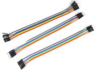 Robotbanao Jumper Wires Male to Male, Male to Female, Female to Female/breadboard jumper wires (10+10+10) - Combo Pack