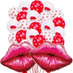 Big, Red Lip Balloons and Kiss Ball