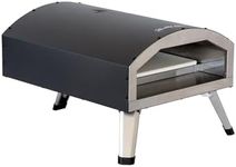 Healthy Choice Compact and Portable 12" Outdoor Electric Pizza Oven - Lightning-Fast Cooking (90 seconds), Spacious 12" Capacity, Easy Cleaning with Removable Pizza Stone