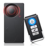 110dB Car Alarm System, Anti-Theft Vibration Alarm with 10 Levels Sensitivity Adjustable, Wireless Remote Anti Theft Device for Car, Truck, RV, E-Bike, Motorcycle