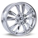 RTX Twist Chrome Wheel 17" x 7" 5/114.3 40 73.10 (Qty 1)