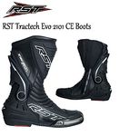 RST TRACTECH EVO 1516 MOTORBIKE SPORT BOOTS Motorcycle Motocross Moto GP Racing CE Approved Boots Black - UK 9 / EU 43