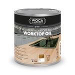 WOCA Denmark Worktop Oil Natural |750 ml| Finish & Restore Wood Butcher Block countertops, Cutting Boards, Kitchen Furniture and Other Wood Items Naturally. Food Contact Safe