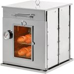 REDCAMP Foldable Camping Oven with 3-tier Grill, Stainless Steel Oven for Propane Baking, Grilling, Outdoor Cooking