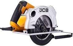 JCB 1500w 184mm Corded Circular Saw, 5,800rpm, 240v, 65mm Max. Cutting Depth, Laser Guide & Dust Extraction Facility, 3 Year Warranty